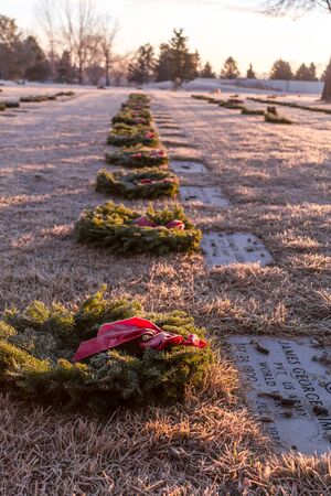 2012 Wreaths Across America at Fort Logan National Cemetery Coloradoのeditorial素材