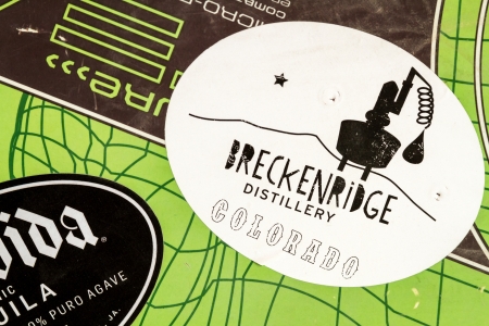 Grunge Breckenridge Distillery graphicsのeditorial素材