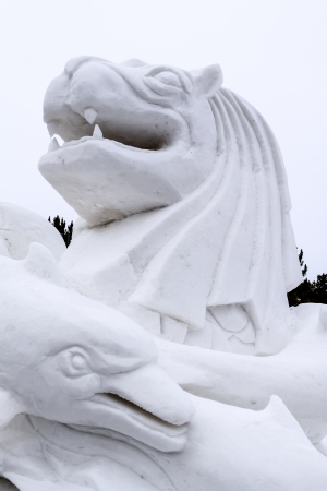 2013 Budweiser International Snow Sculpture Championship in Breckenridge, Coloradoのeditorial素材