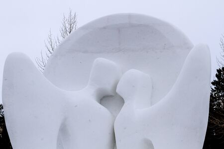 2013 Budweiser International Snow Sculpture Championship in Breckenridge, Coloradoのeditorial素材