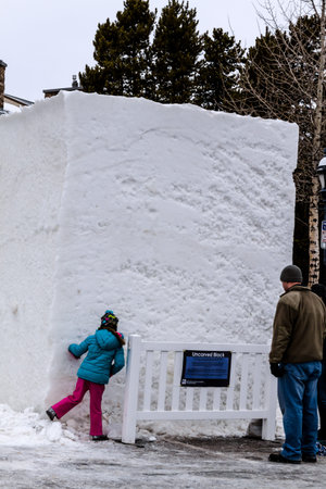 2013 Budweiser International Snow Sculpture Championship in Breckenridge, Colorado