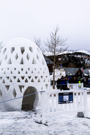 2013 Budweiser International Snow Sculpture Championship in Breckenridge, Colorado