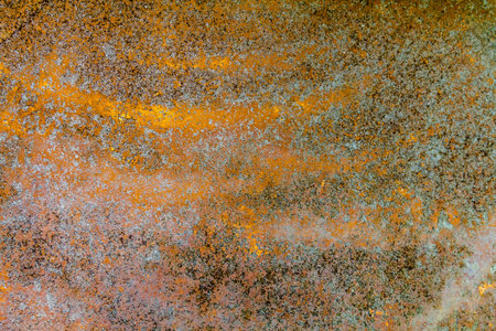 Metallic texture with rust for backgrounds
