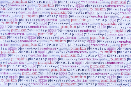 Halloween and Thanksgiving autumn words backgroundの写真素材