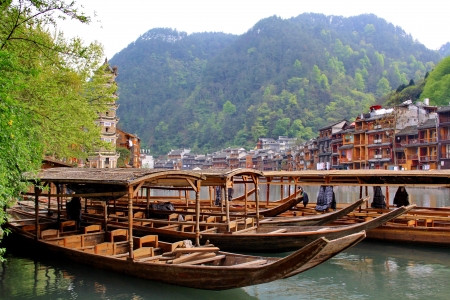 Fenghuang town  Chinaの写真素材