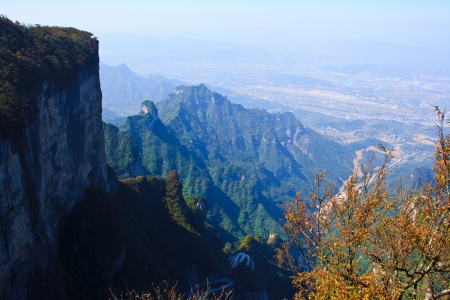At the Heavenly mountain. Zhangjiajie. China.の写真素材