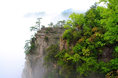 Mysterious Mountains Zhangjiajie  The province of Hunan  China の写真素材
