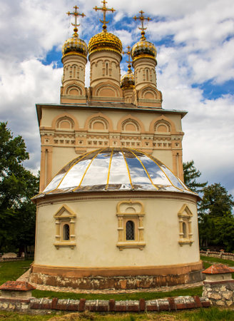 Orthodox Church in the ancient Kremlin of Ryazan. Russia.