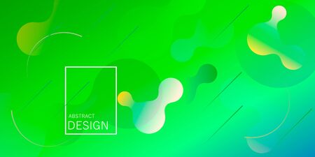 Geometric wallpaper. Fluid gradient shapes composition. Futuristic design posters. Vector abstract background. Vector illustration .のイラスト素材