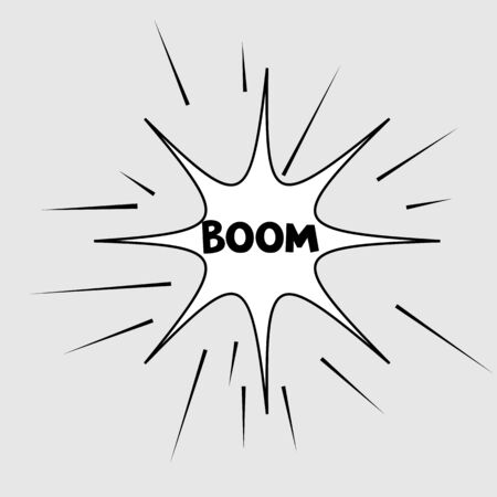 Comic speech bubbles and elements set. Vector Illustration and graphic elementsのイラスト素材