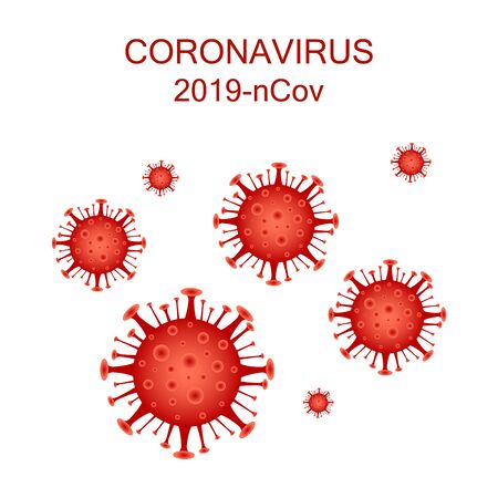 Coronaviruses vector illustrationのイラスト素材