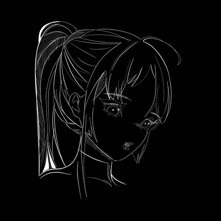Japanese slogan with manga style faces. Tokyo . Vector design for t-shirt graphics, banner, fashion printsのイラスト素材