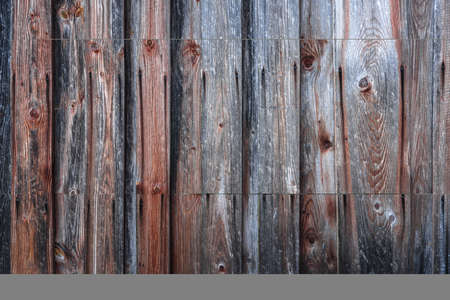 Brown wood texture for background. Dark board wall. High quality photoの写真素材