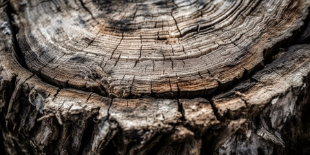 Old wood texture with natural patterns as a background, close-upの素材
