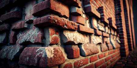 Old brick wall texture background. Brick wall texture background. Brick wall backgroundの素材