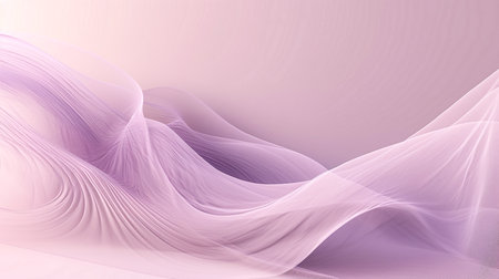 abstract background with smooth lines in pastel pink and purple colorsの素材