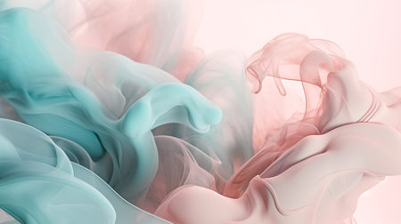 Abstract background with colored smoke. 3d rendering, 3d illustration.の素材
