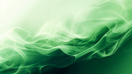 green smoke abstract background close up, beautiful lines in the smoke abstract backgroundの素材