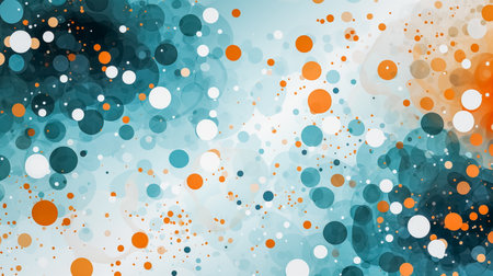 Abstract background with colorful bokeh circles. Vector illustration.の素材