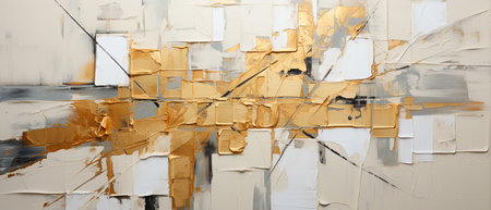 Abstract oil painting background. Oil painting on canvas. Fragment of artwork.の素材