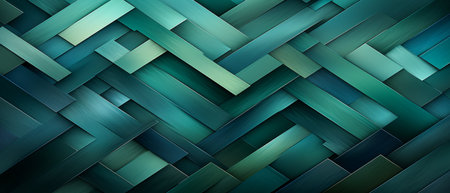 Abstract background of green and blue stripes. Vector illustration. Eps 10の素材