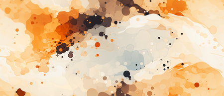 Abstract watercolor background. Colorful brush strokes of paint. Grunge vector illustration.の素材