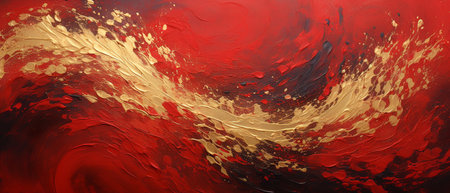 Traditional Ottoman Turkish abstract marbling art patterns as background (close-up shot)の素材