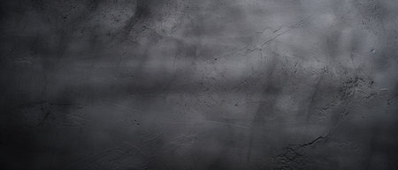 Grunge black wall texture background. Dark wallpaper with copy spaceの素材