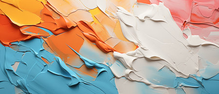 Abstract oil paint background. 3d rendering, 3d illustration.の素材