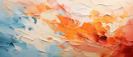 Abstract art background. Hand painted background. SELF-MADE.の素材