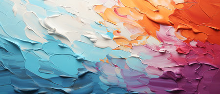 Abstract oil paint background. Acrylic paint texture. Abstract oil paint background.の素材