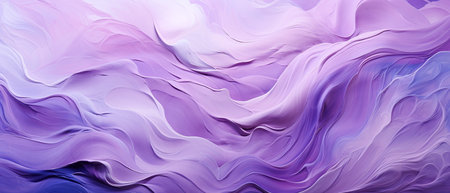 abstract background of acrylic paint in blue and purple colors with wavesの素材