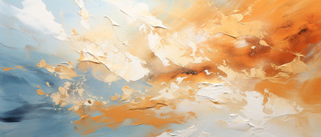 Abstract watercolor background. Colorful texture. Oil painting style.の素材