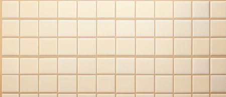 White tile wall texture background. 3d rendering, 3d illustration.の素材