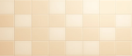 Background of the wall made of beige tiles. Vector illustration.の素材