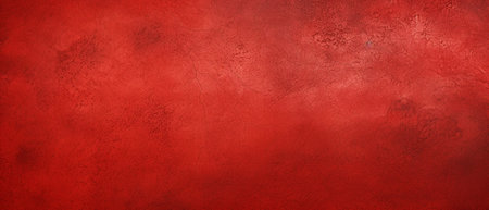 Red painted grunge texture. Abstract background for design with copy spaceの素材