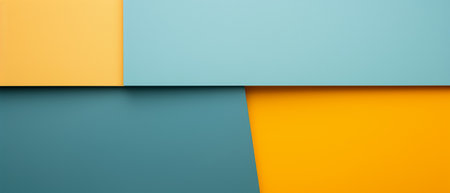 Abstract background of multicolored sheets of paper. Flat lay, top view.の素材