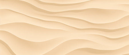 Abstract background with smooth lines in beige colors. Vector illustration.の素材
