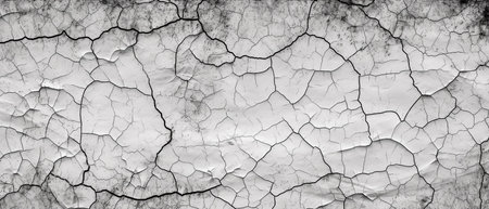 Dry cracked earth texture. Abstract background and texture for design.の素材