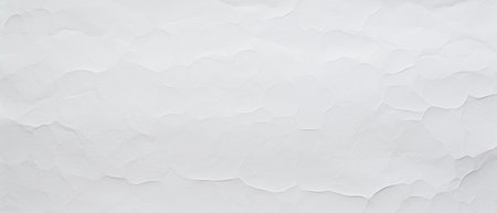 Crumpled paper texture background. White crumpled paper.の素材