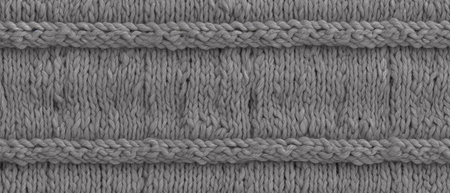 Knitted wool texture. Knitted wool background. Woolen yarn background.の素材