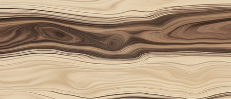 The texture of the wood with a beautiful pattern. The surface of the wood with a beautiful pattern.の素材