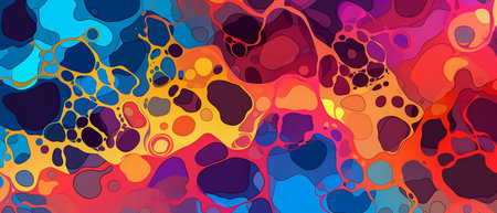 Abstract background with multicolored spots. Vector illustration for your designの素材