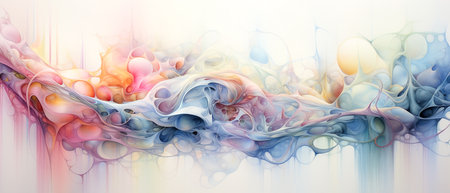 Abstract multicolored background. 3d rendering, 3d illustration.の素材