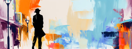 Fashionable woman in sketch style. Vector illustration. Background.の素材