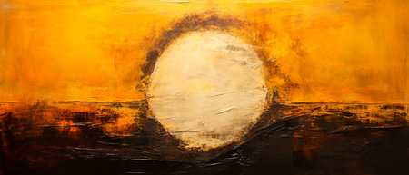 Abstract oil painting on canvas. Oil painting on canvas. Abstract oil painting on canvas.の素材