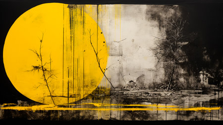 grunge wall, highly detailed textured background with space for your projectsの素材