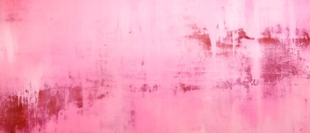Pink painted wall texture. Abstract background for design with copy space.の素材