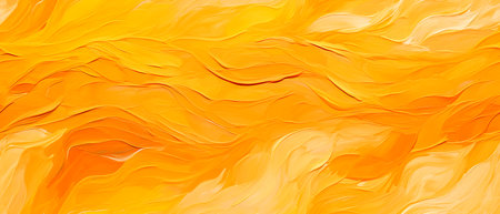 abstract background of acrylic paint in yellow and orange tones, like marbleの素材