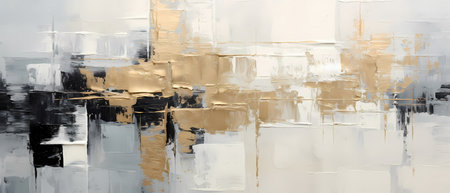 Abstract oil paint background. Oil painting on canvas. Fragment of artwork.の素材